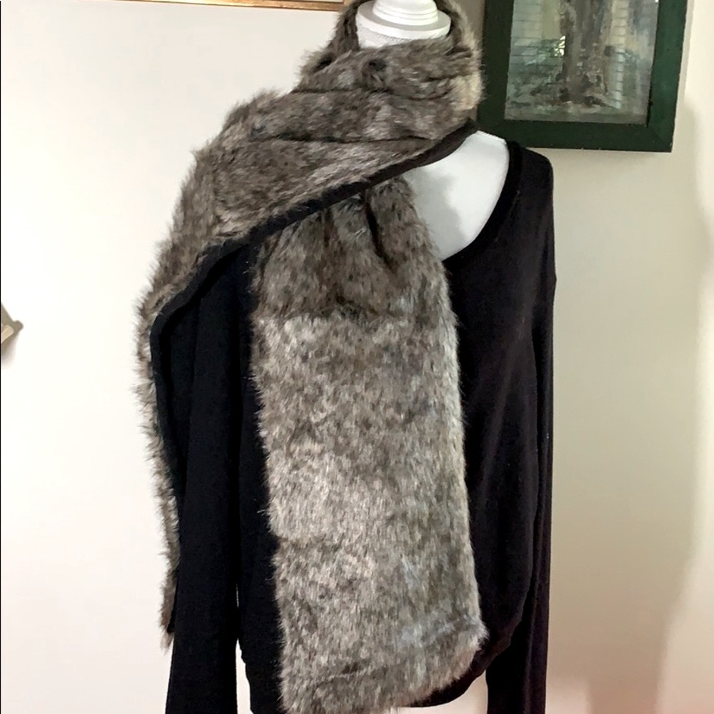 Banana Republic Faux Fur Scarf